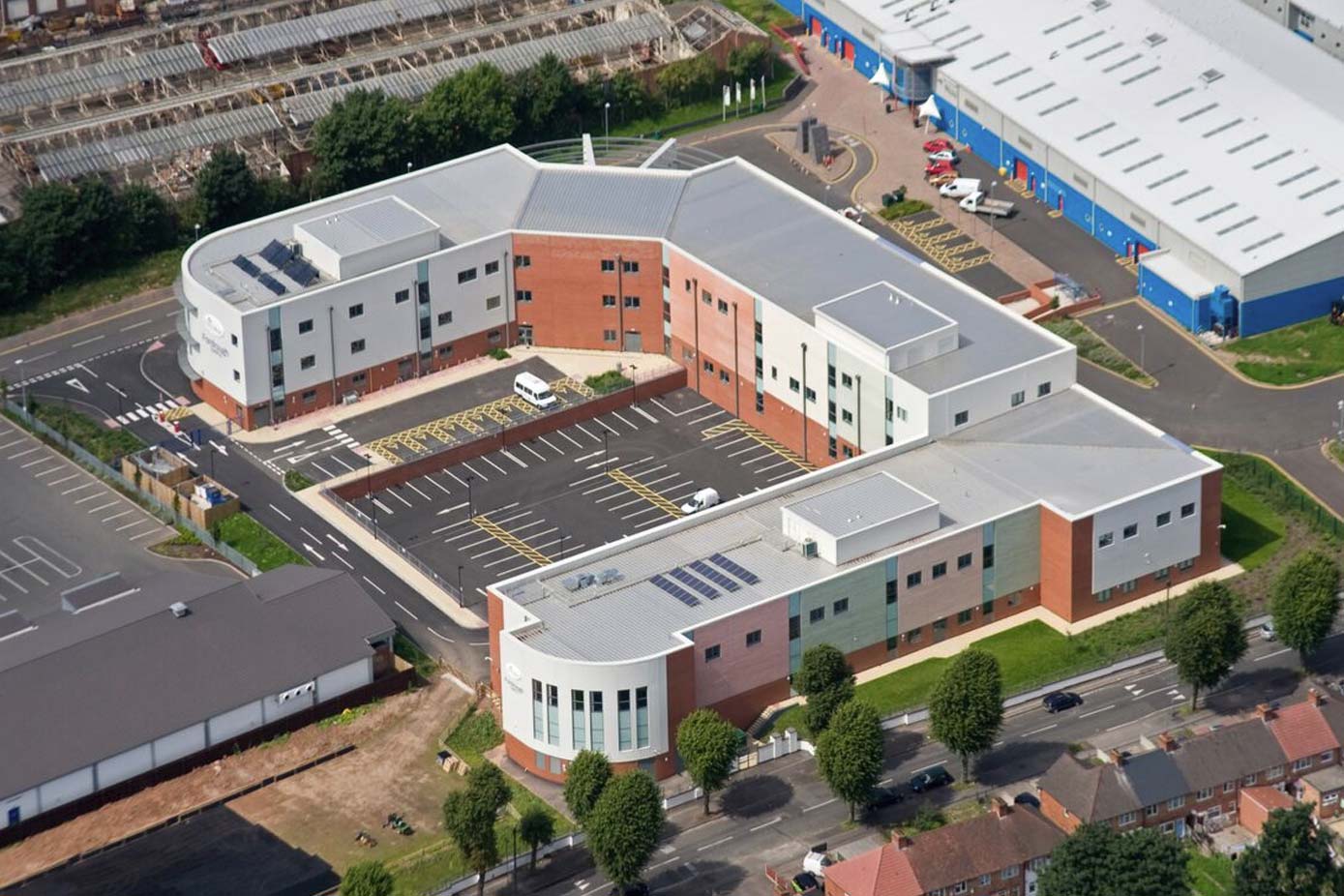 The roofing and cladding of City College Birmingham