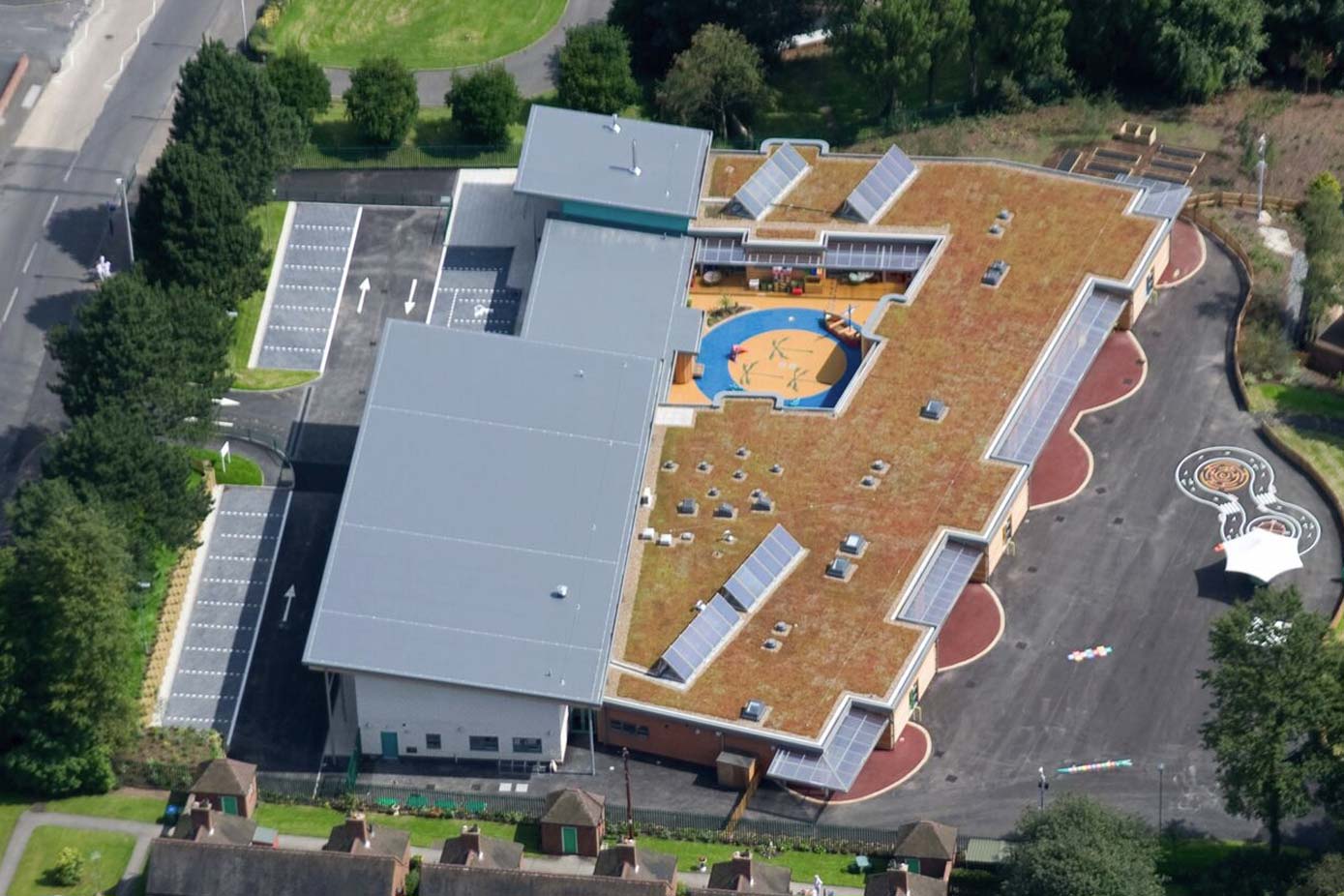 Green roof installation in Smethwick
