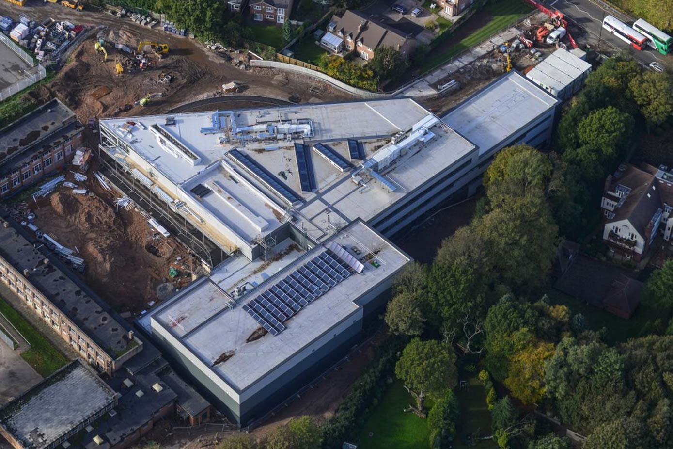 air view of harbourne academy