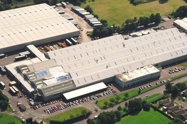 The roof of PSA Peugeot Coventry