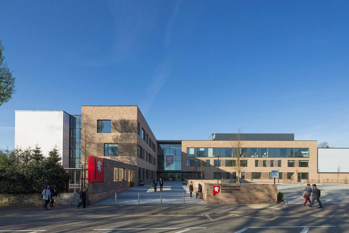 Completed cladding project at Birmingham University