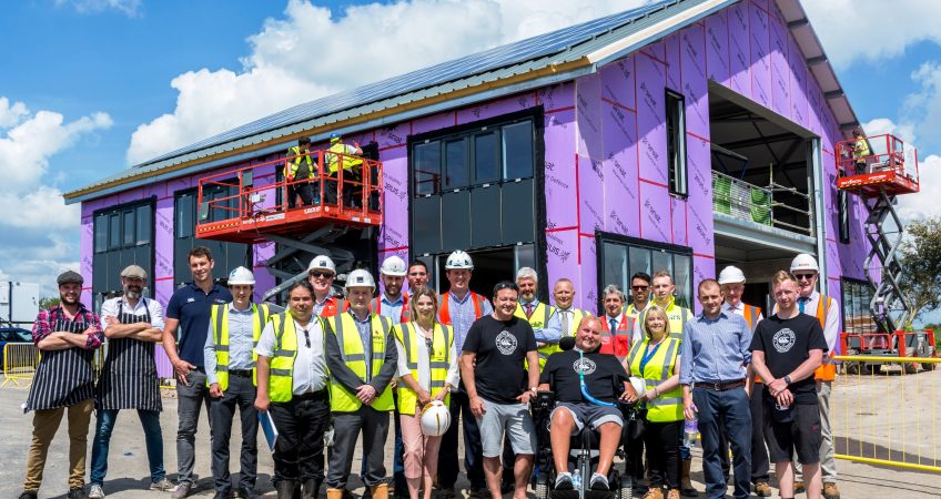 Sage Roofing are currently working on a NFP project called the 'Get Busy Living Centre' in Melton Mowbray for the Matt Hampson Foundation.