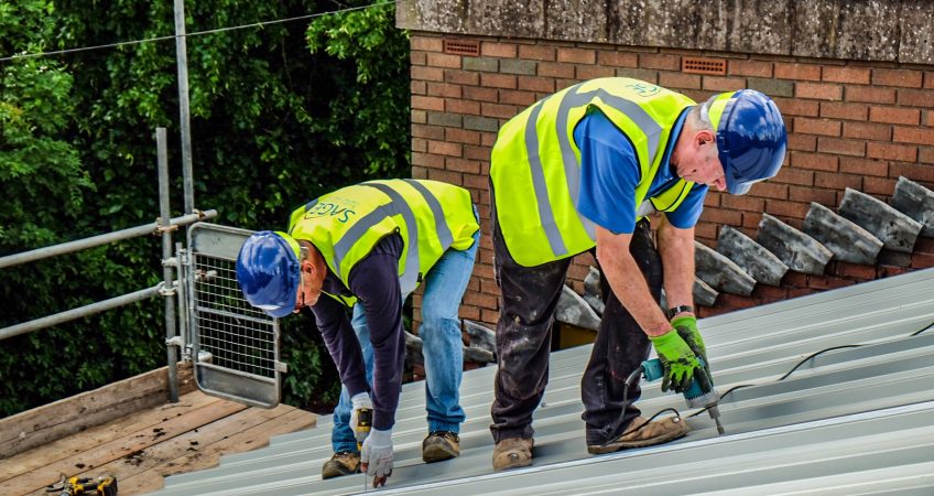 Construction on the training centre