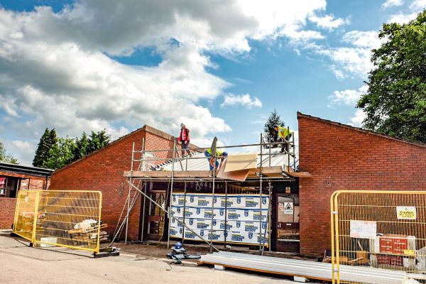 Construction on the training centre 