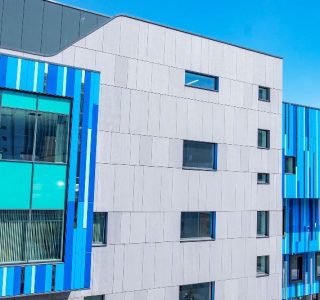 Striking Rainscreen Cladding installation